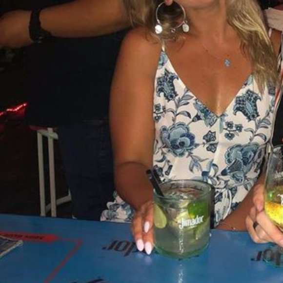 TIGERLILY Aliki Blue Floral Wide Leg Jumpsuit NWT RRP$180 - Picture 13 of 16